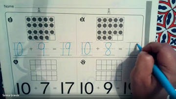 Kindergarten: Math: Use Place Value to Compose and Decompose Numbers W/I 19: Make 17, 18, & 19