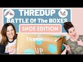 THREDUP Battle of the Boxes Shoe Edition Mystery Unboxing! with Racks2Riches Resale Rescue Box