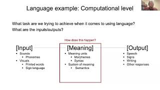 Cognitive Science: Lecture 3.7: Marr's Levels pt7