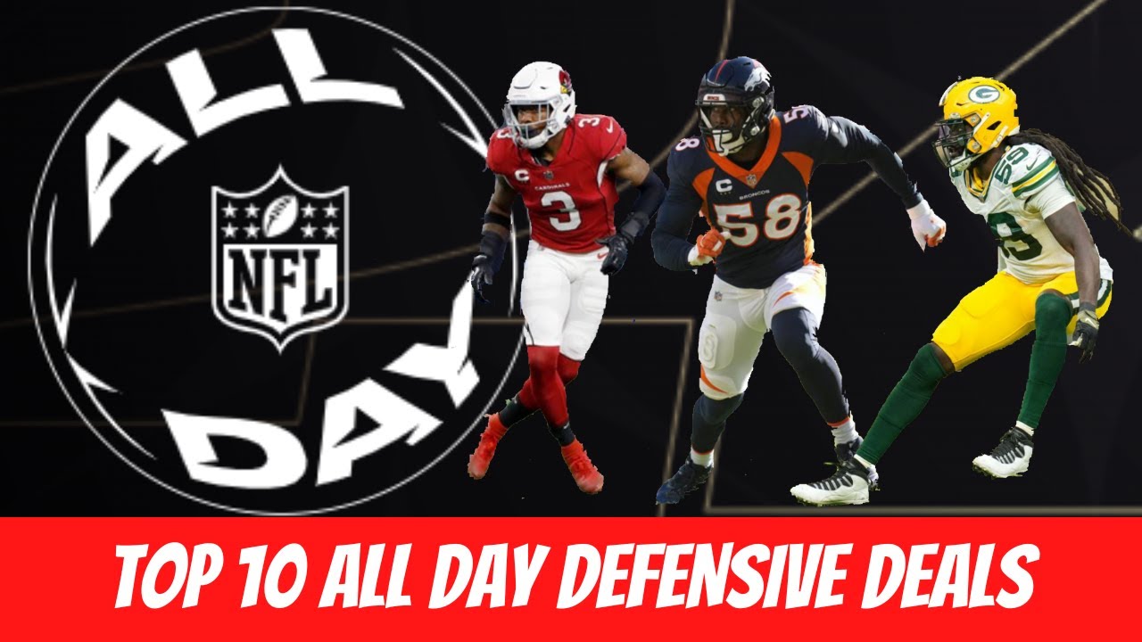 NFL ALL DAY TOP 10 DEFENSIVE COMMON DEALS YouTube