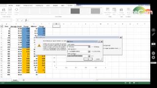 Melting Point Excel Graphing
