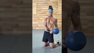 Tall Kneeling Alternating Kettlebell Hip to Halo