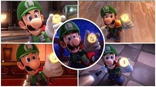 Luigi's Mansion 3 - All Floor Buttons Cutscenes Movie