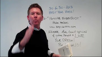 2013 Best Year Ever! - Tip #13 - Being Totally "Blank"-ing Amazing Is Job #1