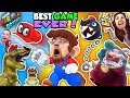 EVOLUTION OF MARIO DEATHS & GAME OVER SCREENS + Super ...