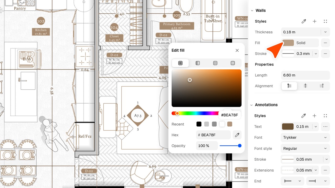 How to Style Your Drawings and Presentations in Rayon