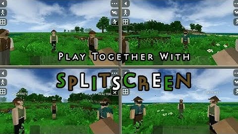 How To Play Spilt Screen Multiplayer Survival Craft 2.