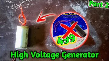 ⚡DIY Super High Voltage Generator | Shocking Science Experiment 