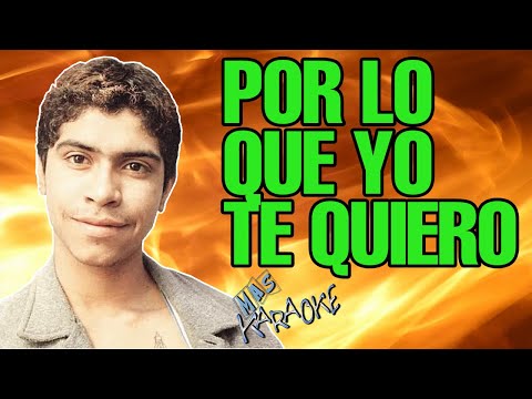 😎 POR LO QUE YO TE QUIERO / Walter Olmos 🎤MAS KARAOKE #cuarteto