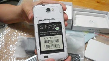 Star S7188 Android 4.1 Phone 5.5 Inch Screen 1GHz MTK MT6577 Dual-Core Test Video