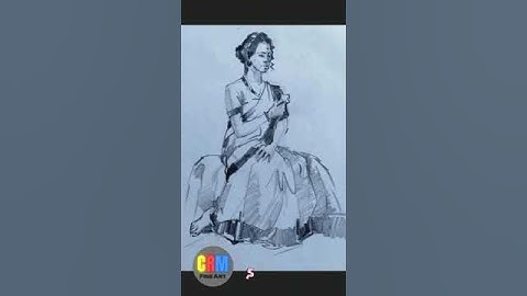 #Shorts/Pencil drawing/Gesture drawing/Figure drawing/How to draw female figure