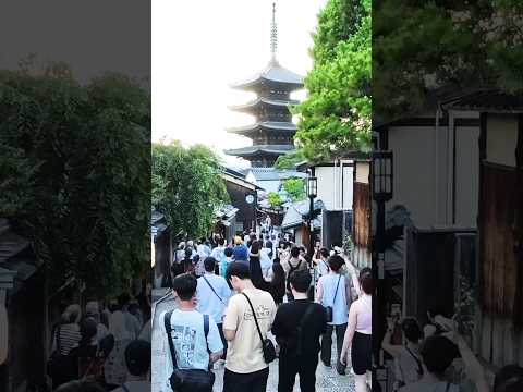 2025年6月16日（月）夕方の京都清水寺に外国人大殺到！傍晚時分，大批外國人湧向京都清水寺！Crowds at Kiyomizu-dera Temple in Kyoto japan.