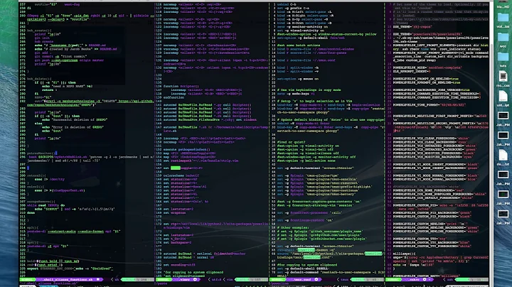 Powerline For Vim and Tmux