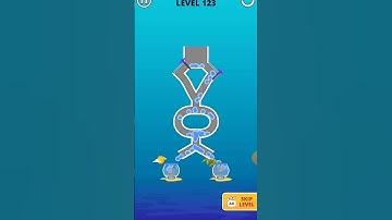 Water puzzle - fish Rescue level 123 #yt #shorts #ytshortsvideo #Gaming