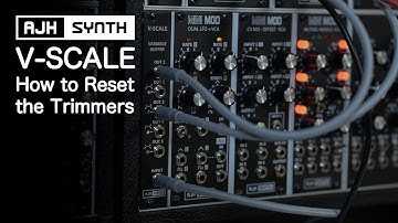 V-SCALE - How to Reset/Re-tune Trimmers to normal 1V/Oct accurate settings (for buffered multiple)