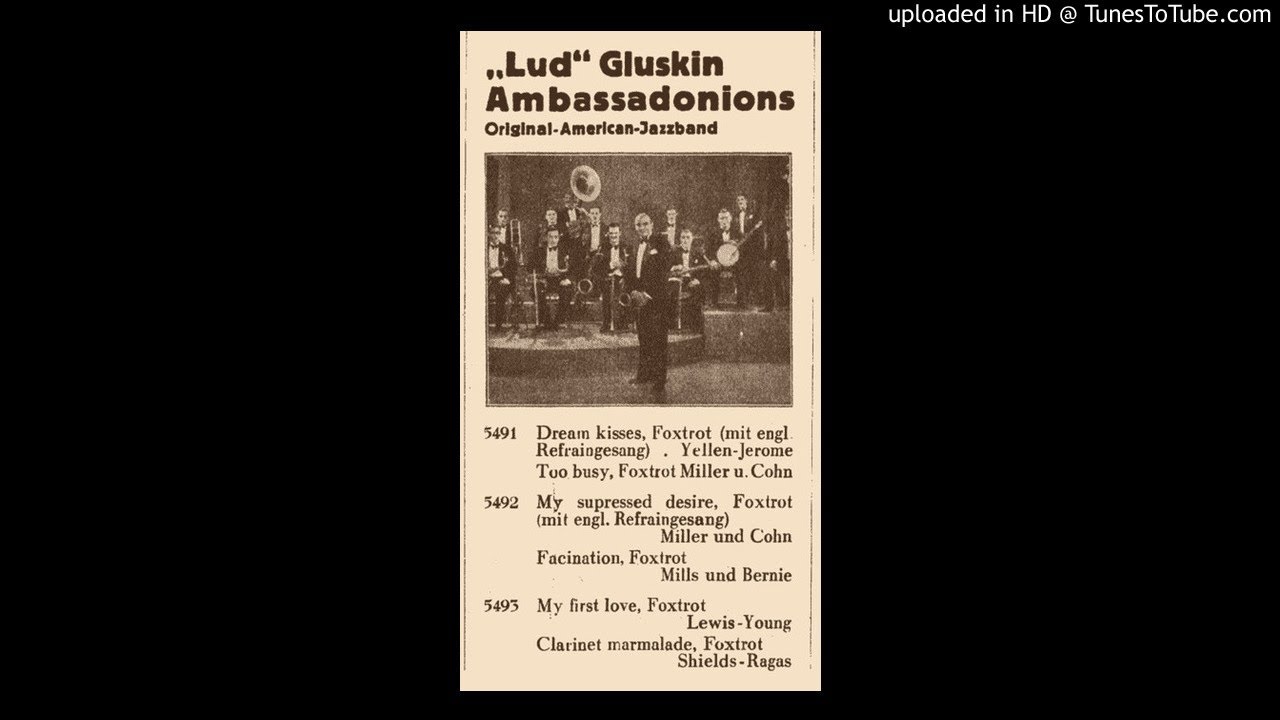 Lud Gluskin Ambassadonions - Together - 1928 waltz
