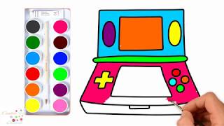 How to Draw Game Console for Children, Coloring Pages Toys for Kids screenshot 3