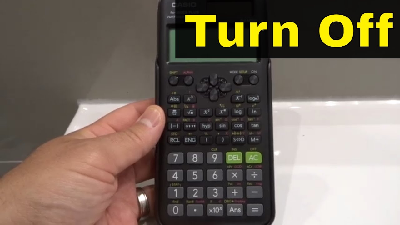 CASIO fx-92 Special college✓ how to turn off 🏴 the calculator ▷ how to  turn on 🌞 the calculator 