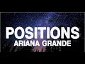 Positions  ariana grande lyrics