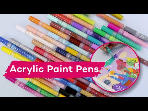 The Best Inexpensive Acrylic Paint Markers - Hop-A-Long Studio