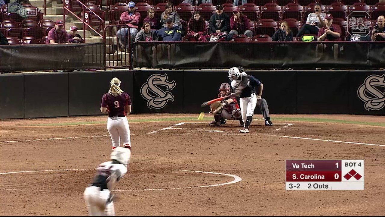 HIGHLIGHTS Softball Defeats Virginia Tech 43 (3/8/17) YouTube