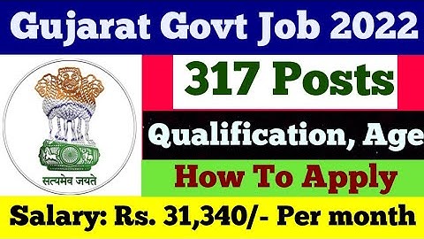 GPSSB Bharti 2022 | Lab Technician | Gujarat Govt Jobs 2022