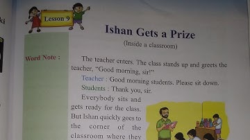 Ishan gets a prize//Class 4th English lesson 9//AJV