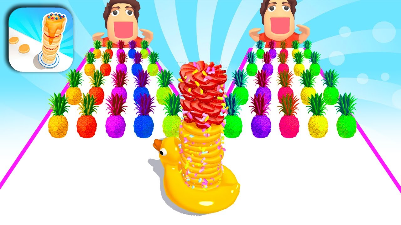Pancake Run All Levels Mobile Walkthrough Gameplay in Max Level PR17JB