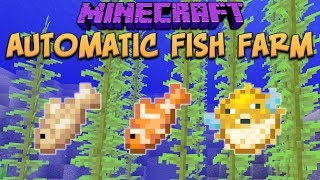 Minecraft 1.13 Building An Automated Fish Farm!