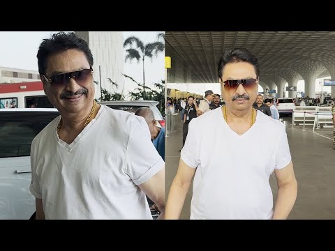 Kumar Sanu Spotted At Mumbai Airport