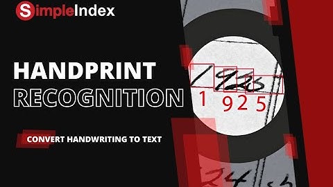 SimpleIndex with Amazon AWS Textract Cloud OCR - New Cloud Handwritten Characters OCR Solution