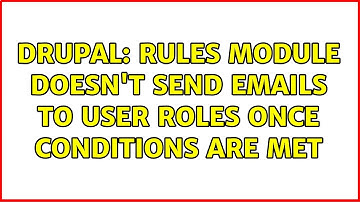 Drupal: Rules module doesn