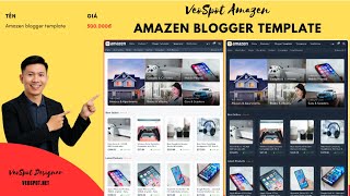 VeoSpot Amazen Blogger Template – Giao Diện Blogger Bán Hàng & Review Chuẩn SEO