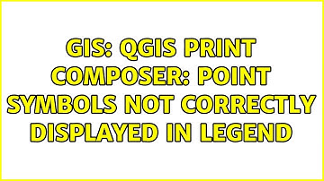 GIS: QGIS Print composer: Point symbols not correctly displayed in legend