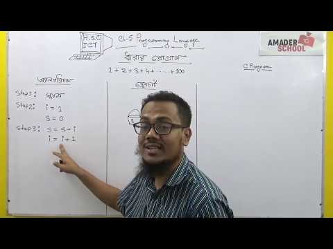 HSC-ICT | Chapter 5 | Series (ধারা)-  Algorithm, Flowchart, C program