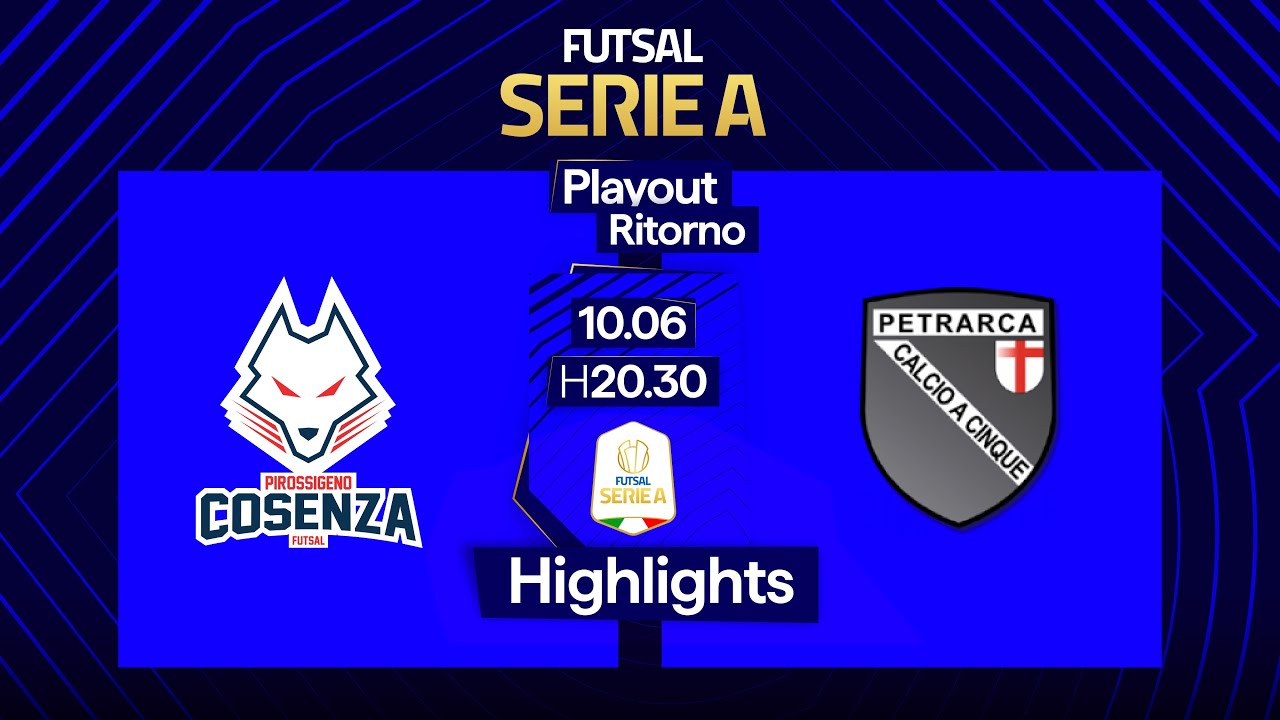Pirossigeno Cosenza-Vinumitaly Petrarca 6-3 | Serie A 2024/2025 | Playout | Ritorno | Highlights