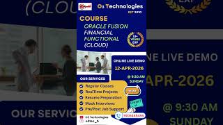 tomorrow Oracle fusion financials functional course demo #o3technologies