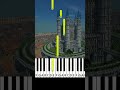 MINECRAFT MENU BEGINNER THEME ( Easy piano tutorial )