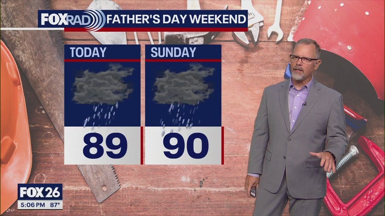 Houston Weather Muggy Rainy For Father s Day YouTube Houston weather muggy rainy for father s day youtube