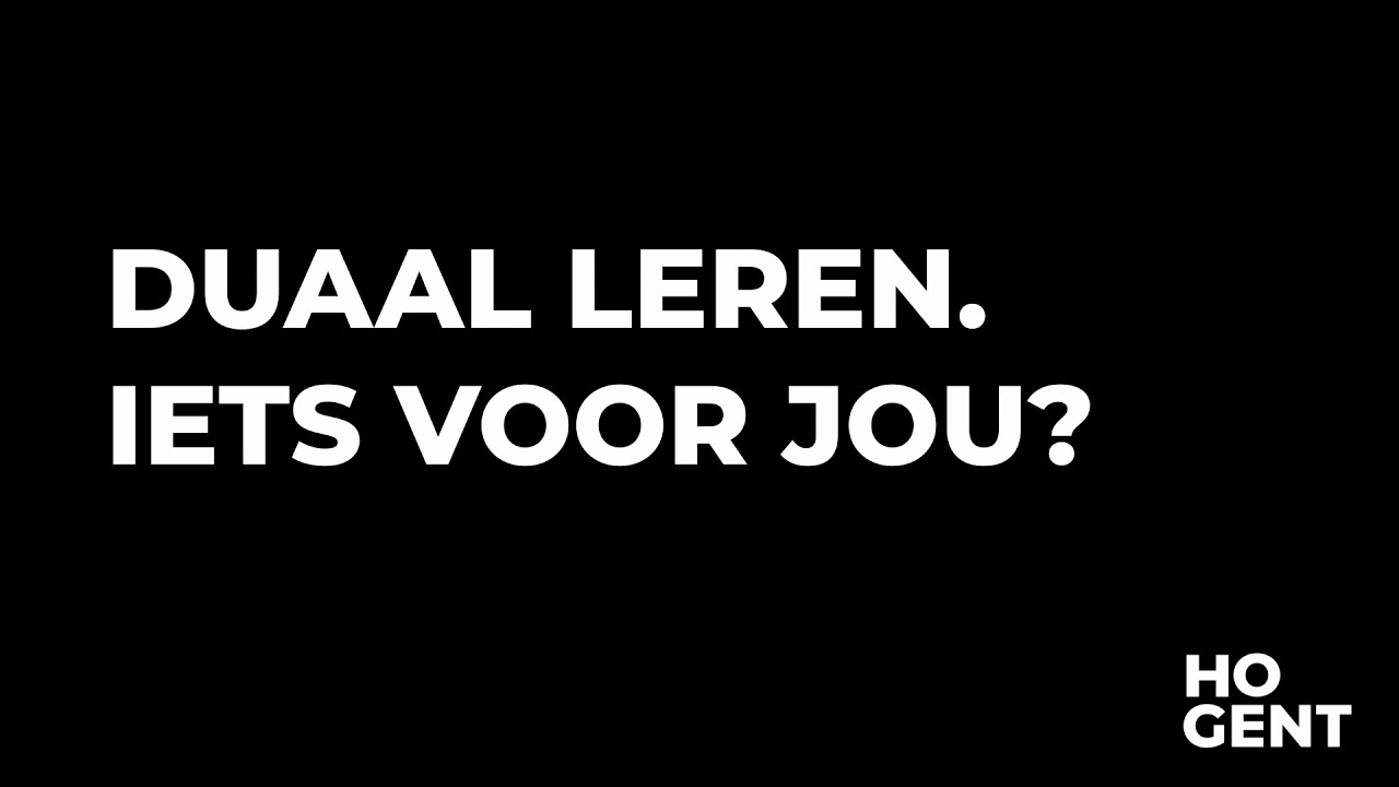 Duaal leren: iets voor jou? - YouTube