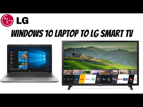 Connect Windows 10 Laptop to LG Smart TV (2021)