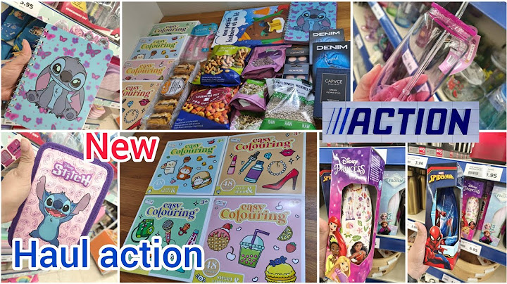 MÉGA ARRIVAGE ACTION / HAUL ACTION New Action with my purchases from Action #Action #action