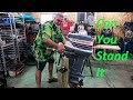 Outboard engine standjust two boards4 casters equals genius diy store  johnson mercury evinrude