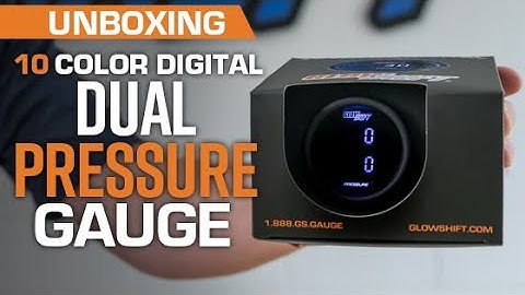 Unboxing | GlowShift 10 Color Digital Series Dual Pressure Gauge for Cars and Trucks