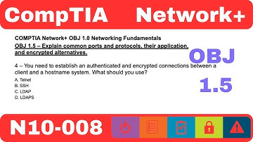 CompTIA Network+ N10-008 OBJ 1.5 Common Ports and Protocols part 2