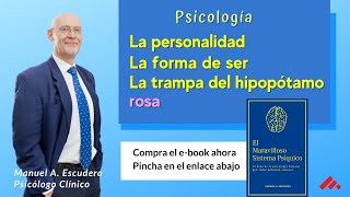 La personalidad. La forma de ser. La trampa del hipopótamo rosa. Psicologia: EL SISTEMA PSIQUICO 5/7 by Manuel Escudero, Psicólogo clínico 9,705 views 2 years ago 12 minutes, 24 seconds