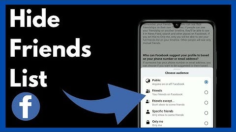 How To Hide Friends List On Facebook | Simple And Easy (2024)