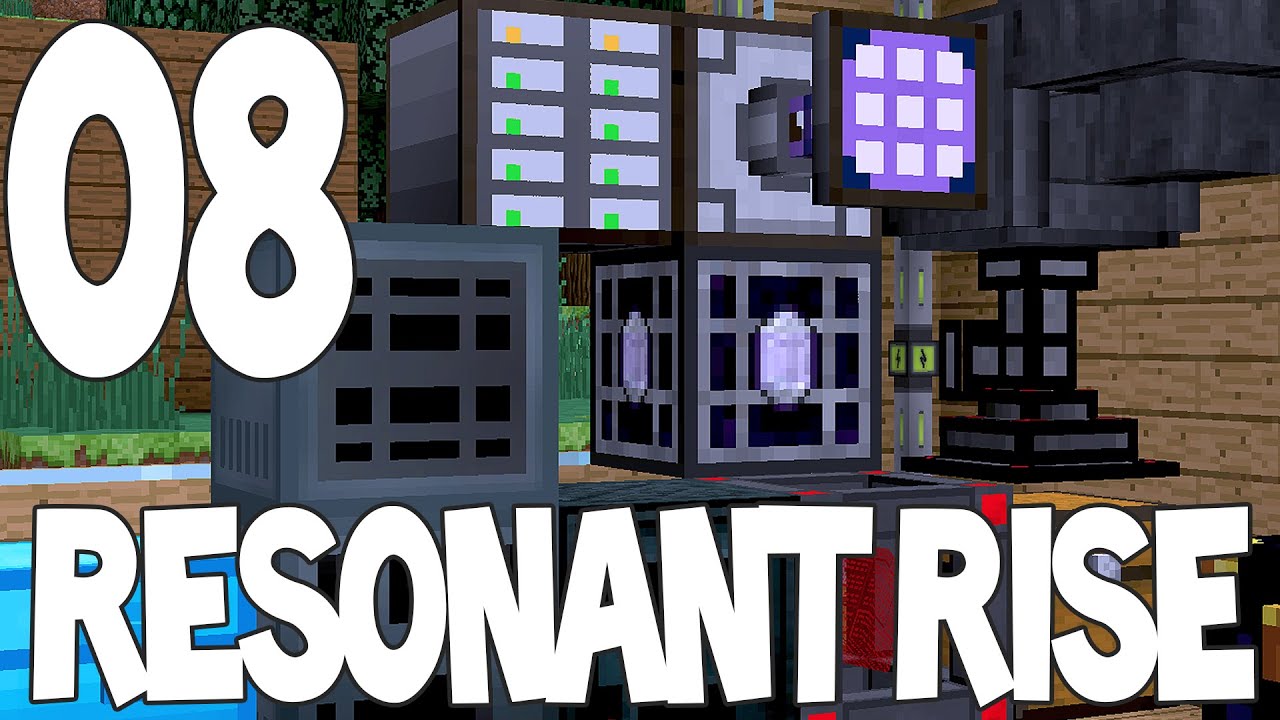 Resonant Rise 3 - Loot Storage and Crystal Growth Chamber - ep8 minecrafteo