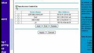 Wireless Networking Security - MAC Access List