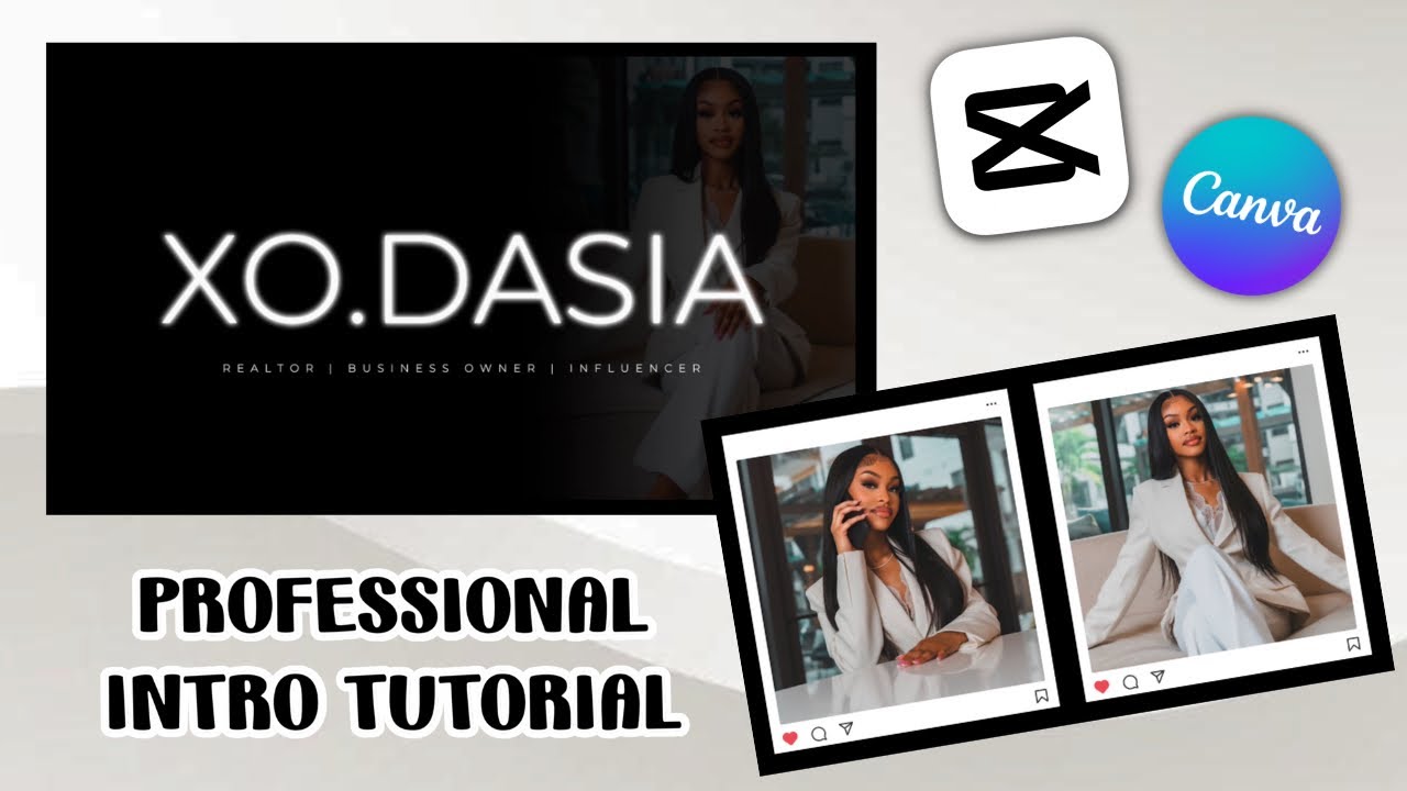 HOW TO MAKE A PROFESSIONAL & CUTE BUSINESS YOUTUBE INTRO USING CAPCUT ...